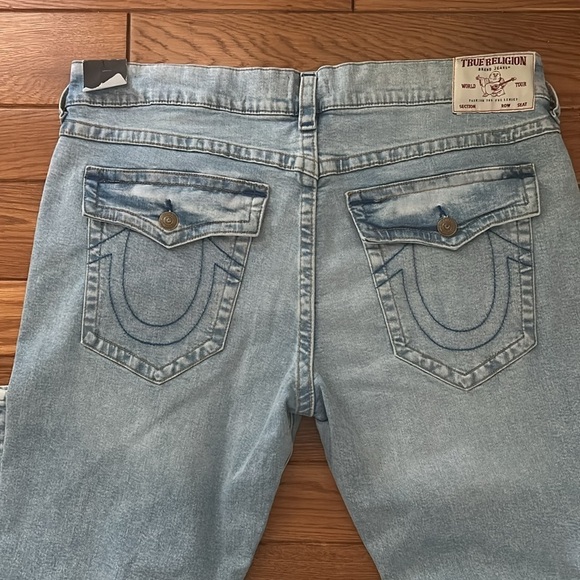 True Religion Geno Relaxed Slim Fit Jeans 40 Mens - Picture 4 of 5